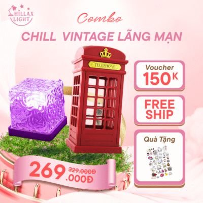 combo sản phẩm chill vintage lãng mạn